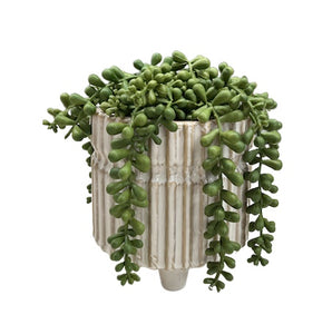 Faux Potted String of Pearls